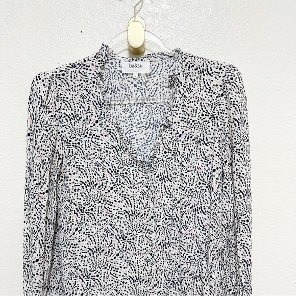 Ba&sh Inti Ruffle Trim Top Blouse size 2 - Picture 6 of 6